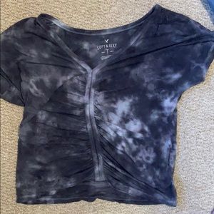 Black/grey American eagle authentic size S shirt